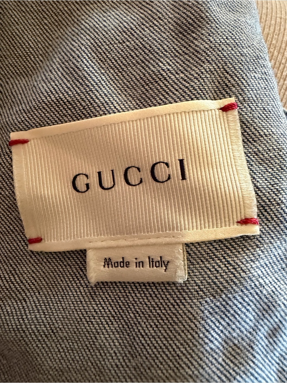 Embroidered Tiger Denim Jacket - Light Blue - Picture 5 of 6